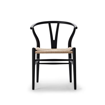 CH24 SOFT Wishbone Chair / Y-Chair Stuhl Soft Schwarz Carl Hansen & Søn EINZELSTÜCK